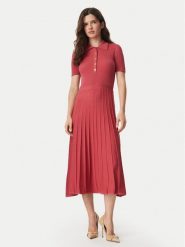 MICHAEL Michael Kors Sukienka codzienna MT5834F33D Różowy Regular Fit. Czerwone sukienki damskie MICHAEL Michael Kors, na co dzień, xs, bez wzorów, z wiskozy, bez kołnierzyka, bez ramiączek, proste. Za 1,239.00 zł.