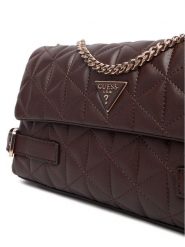 Guess Torebka Paisleigh HWQG98 83210 Brązowy. Brązowe torebki do ręki damskie Guess, z aplikacjami, ze skóry, bez dodatków. Za 589.99 zł.