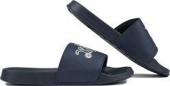 Lee Cooper Klapki damskie Lee Cooper granatowo-białe LCW-24-42-2480LA 36. Białe klapki damskie Lee Cooper, bez wzorów, sportowe, bez obcasa, bez zapięcia. Za 68.71 zł.