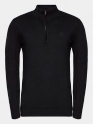 INDICODE Sweter Liliamos 35-698 Czarny Regular Fit. Czarne swetry męskie INDICODE, m, bez wzorów, z bawełny, bez kołnierzyka, bez ramiączek. Za 119.99 zł.