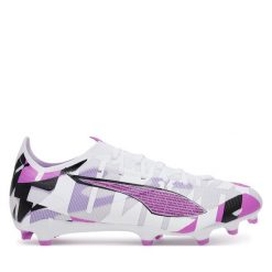 Buty do piłki nożnej Puma. Białe buty sportowe męskie Puma, bez wzorów, bez zapięcia. Za 269.99 zł.