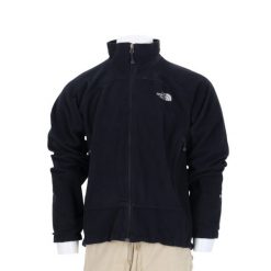 Second life - Kurtka polarowa męska WindWall - Stan bardzo dobry. Czarne kurtki sportowe męskie The North Face, l, bez wzorów, z polaru, bez kaptura, trekkingowe. Za 170.36 zł.