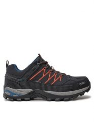 CMP Trekkingi Rigel Low Wp 3Q13247 Czarny. Czarne trekkingi męskie CMP, ze skóry, bez zapięcia. Za 279.99 zł.