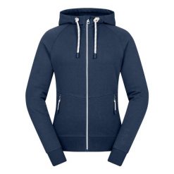 Bluza damska z kapturem ELT Pamplona. Niebieskie bluzy damskie ELT, bez wzorów, sportowe, bez ramiączek, z kapturem. Za 265.50 zł.