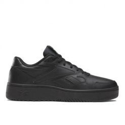 Buty do chodzenia męskie Reebok 100200460. Czarne buty sportowe męskie Reebok, bez wzorów, z materiału, bez zapięcia, trekkingowe. Za 279.30 zł.