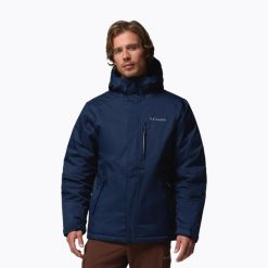 Kurtka ocieplana męska Columbia Oak Harbor II Insulated. Niebieskie kurtki męskie Columbia, m, bez wzorów, z puchu, sportowe, bez kaptura. Za 679.99 zł.