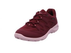 Buty do chodzenia damskie Ecco Terracruise Lt. Czerwone obuwie trekkingowe damskie ecco, z materiału, bez zapięcia. Za 670.80 zł.