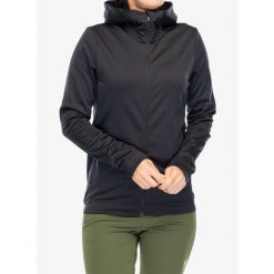 Bluza polarowa damska Peak Performance Rider Tech Zip Hood. Czarne bluzy damskie Peak Performance, l, bez wzorów, z polaru, bez ramiączek, bez kaptura. Za 476.99 zł.