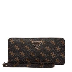 Portfel Guess. Brązowe portfele damskie Guess. Za 299.99 zł.