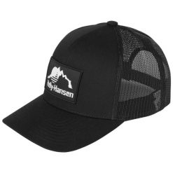Czapka Trucker Helly Hansen. Czarne czapki damskie Helly Hansen, bez wzorów, sportowe. Za 263.50 zł.
