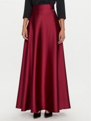 Rinascimento Spódnica maxi CFC0119875003 Bordowy Regular Fit. Czerwone spódnice damskie Rinascimento, m, bez wzorów, z syntetyku, maxi. Za 339.99 zł.