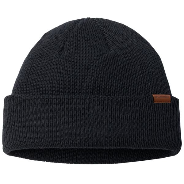 Czapka męska Portside Fisherman Beanie. Czarne czapki męskie Columbia, bez wzorów, z poliesteru. Za 69.99 zł.