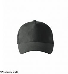 MALFINI - ADLER - Czapka unisex, 340 g/m, 100 % bawełna - nastawialna ciemny khaki. Brązowe czapki damskie MALFINI, bez wzorów, z bawełny. Za 11.63 zł.