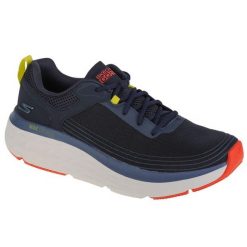 Buty do biegania męskie, Skechers Max Cushioning Delta. Niebieskie buty sportowe męskie Skechers, bez wzorów, bez zapięcia, do biegania. Za 439.99 zł.