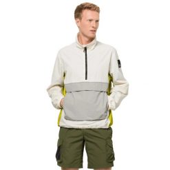 Kurtka wodoodporna Jack Wolfskin 365 Rebel Overhead. Szare kurtki męskie Jack Wolfskin, l, bez wzorów, z materiału, street, bez kaptura. Za 274.50 zł.