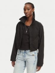 G-Star Raw Kurtka przejściowa D28439-E347 Czarny Regular Fit. Czarne kurtki damskie G-Star Raw, l, bez wzorów, z bawełny, bez kaptura. Za 619.99 zł.