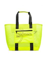 Blauer Torebka S5GOFAN01/BEA Żółty. Żółte shopperki damskie Blauer, bez wzorów, z materiału, bez dodatków. Za 169.99 zł.