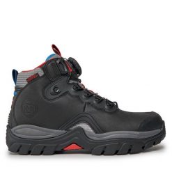 Trzewiki DC Shoes. Czarne botki męskie DC Shoes, bez wzorów, bez obcasa, bez zapięcia. Za 619.99 zł.