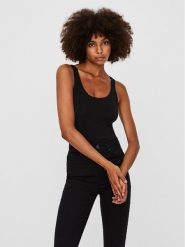 Vero Moda Top Maxi My Soft 10185110 Czarny Regular Fit. Czarne topy damskie Vero Moda, xl, bez wzorów, z bawełny, bez kołnierzyka, bez ramiączek. Za 59.99 zł.