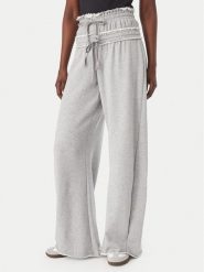 Adidas Spodnie dresowe Sst Double Waisted Pant KT1932 Szary Relaxed Fit. Szare spodnie dresowe damskie Adidas, bez wzorów, z bawełny. Za 349.99 zł.