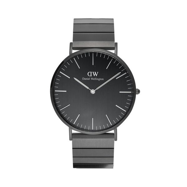 Zegarek Daniel Wellington. Czarne zegarki męskie Daniel Wellington, bez wzorów. Za 759.99 zł.