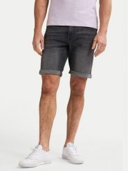 Petrol Industries Szorty jeansowe M-1050-SHO002 Szary Regular Fit. Szare szorty męskie Petrol Industries, bez wzorów, z bawełny. Za 129.99 zł.