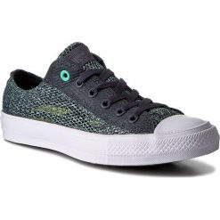 Trampki CONVERSE - Ctas II Ox 155733C Sharkskin/Green Glow/White. Niebieskie trampki i tenisówki damskie Converse, bez wzorów, z gumy, bez zapięcia. W wyprzedaży za 269.00 zł.