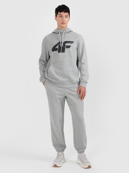 4F Spodnie dresowe joggery męskie - szare XL. Szare spodnie sportowe męskie 4F, m, bez wzorów, z bawełny. Za 149.99 zł.
