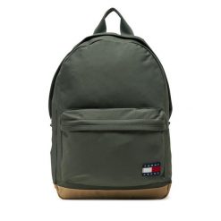 Plecak Tommy Jeans. Brązowe plecaki męskie Tommy Jeans, bez wzorów, z jeansu, sportowe. Za 179.99 zł.