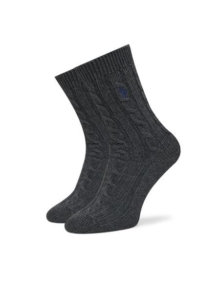 Polo Ralph Lauren Skarpety długie 4,55955E+11 Szary. Szare skarpety męskie Polo Ralph Lauren, bez wzorów, z bawełny. Za 79.99 zł.