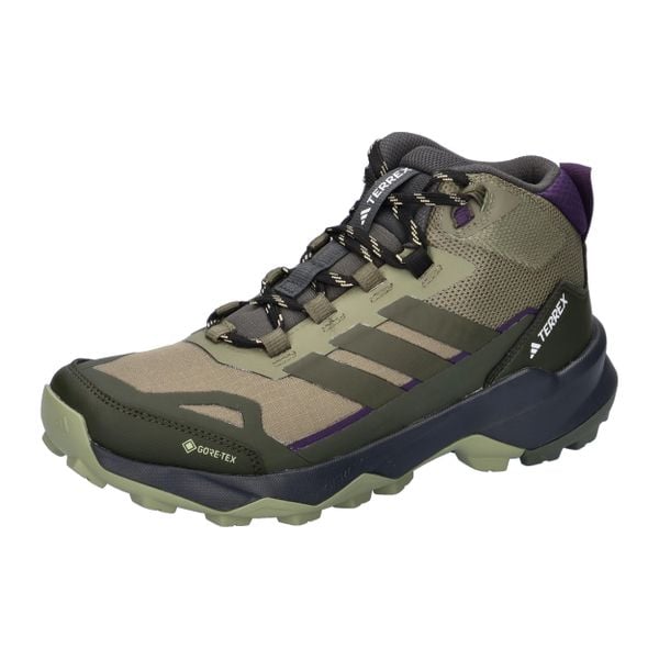 Damskie buty trekkingowe adidas Terrex Skychaser AX5 Mid. Zielone obuwie trekkingowe damskie Adidas, bez zapięcia. Za 593.50 zł.