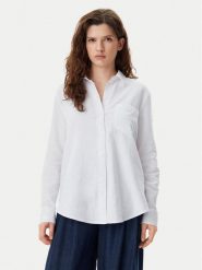 Gap Koszula 885287-16 Biały Regular Fit. Białe koszule damskie GAP, m, bez wzorów, z bawełny, bez kołnierzyka, bez ramiączek. Za 159.99 zł.