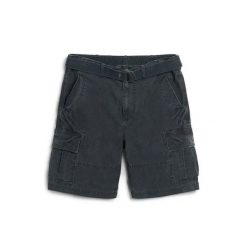 Spodenki cargo Superdry Heavy. Niebieskie szorty męskie Superdry, bez wzorów. W wyprzedaży za 340.70 zł.