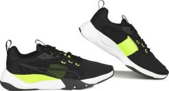 Puma Buty damskie Puma Zora Puma czarno-zielone 386274 04 37,5. Czarne obuwie sportowe damskie Puma, bez wzorów, bez zapięcia. Za 223.17 zł.