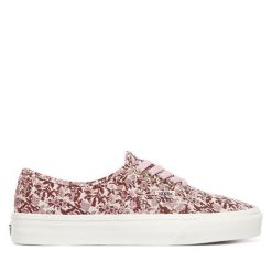 Tenisówki Vans. Czerwone trampki i tenisówki damskie Vans, bez wzorów, bez zapięcia. Za 369.99 zł.