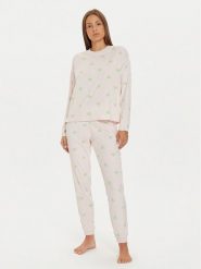 United Colors Of Benetton Piżama 360T3P030 Różowy Regular Fit. Czerwone piżamy damskie United Colors Of Benetton, bez wzorów, z syntetyku, bez ramiączek. Za 159.99 zł.