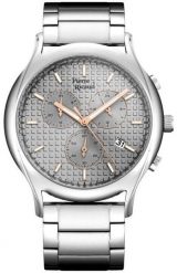 Zegarek męski Pierre Ricaud P91099.51R7CH srebrny. Szare zegarki męskie Pierre Ricaud, bez wzorów, srebrne. Za 530.00 zł.