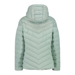 Kurtka puchowa z kapturem na zamek Sorona Aura damska CMP. Niebieskie kurtki sportowe damskie CMP, m, bez wzorów, z materiału, bez ramiączek, z kapturem, trekkingowe. Za 515.70 zł.