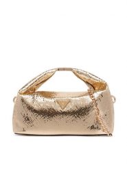 Guess Torebka Jewels Mini HWKG22 48740 Złoty. Żółte torebki do ręki damskie Guess, z aplikacjami, ze skóry, bez dodatków. Za 544.99 zł.