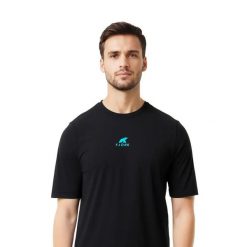 Koszulka sportowa Performance męska. Czarne koszulki sportowe męskie FJORK MERINO, m, bez wzorów, z elastanu, bez ramiączek, trekkingowe. Za 399.00 zł.