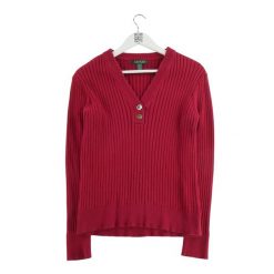 Kobaltowy sweter dla kobiet. Czerwone swetry nierozpinane damskie Ralph Lauren, l, bez wzorów, bez kołnierzyka, bez ramiączek. Za 51.08 zł.