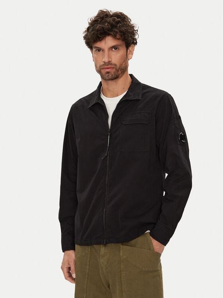 C.P. Company Kurtka przejściowa RCCMOS705A110143G Czarny Regular Fit. Czarne kurtki męskie C.P. Company, m, bez wzorów, z bawełny, bez kaptura. Za 1,039.00 zł.