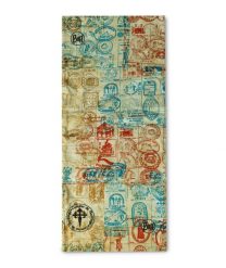 Chusta na szyję dla dorosłych Buff Coolnet UV+®. Żółte szaliki męskie Buff, bez wzorów, z elastanu. Za 89.99 zł.