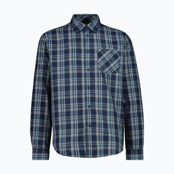 Koszula męska CMP 30T9927. Niebieskie koszule męskie CMP, m, bez wzorów, z materiału, eleganckie, bez kołnierzyka, bez ramiączek. Za 179.99 zł.