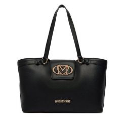Torebka LOVE MOSCHINO. Czarne shopperki damskie Love Moschino, bez wzorów, bez dodatków. Za 1,009.00 zł.
