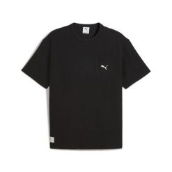 Męska koszulka PUMA Class Pinnacle o luźnym kroju PUMA. Czarne koszulki sportowe męskie Puma, m, bez wzorów, bez ramiączek, na fitness i siłownię. Za 129.00 zł.