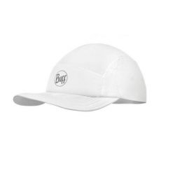 Czapka z daszkiem biegowa unisex Buff 5 Panels White ochrona UV. Białe czapki damskie Buff, bez wzorów, sportowe. Za 164.50 zł.