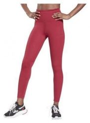 Legginsy damskie Reebok TS Lux Perform Perf. Czerwone legginsy damskie Reebok, bez wzorów, z nylonu. Za 290.00 zł.