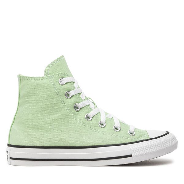 Trampki Converse. Zielone trampki i tenisówki damskie Converse, bez wzorów, retro, bez zapięcia. Za 219.99 zł.