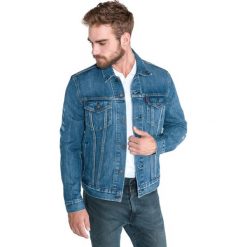 Levi's Kurtka Niebieski. Niebieskie kurtki męskie Levi's®, na wiosnę, m, bez wzorów, z bawełny, bez kaptura. Za 481.95 zł.
